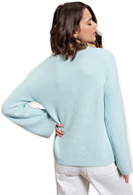 Load image into Gallery viewer, Lilian Sweater Top- Super Soft-Sky Blue
