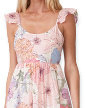 Load image into Gallery viewer, Pastel Floral Spring/Summer Maxi Dress
