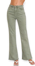 Load image into Gallery viewer, Gianna Straight Wide Pants- Olive
