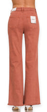 Load image into Gallery viewer, Gianna Straight Wide Pants- Rust
