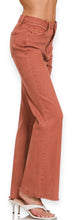 Load image into Gallery viewer, Gianna Straight Wide Pants- Rust

