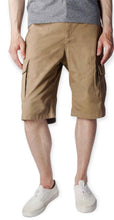 Load image into Gallery viewer, Casual Cargo Shorts- Khaki
