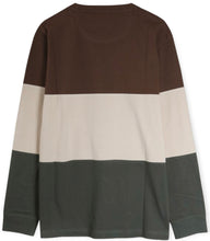 Load image into Gallery viewer, Chestnut Long Sleeve Color Block Crew
