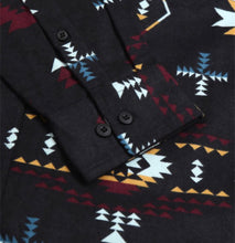 Load image into Gallery viewer, Hooded Tribal Flannel Jacket
