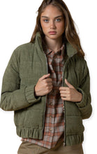 Load image into Gallery viewer, Olivia Corduroy Puffer Jacket
