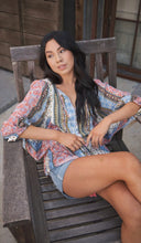 Load image into Gallery viewer, The Rosa&#39; Mixed Print Long Sleeve Top
