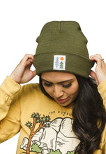 Load image into Gallery viewer, Classic Knit Cuffed Beanie- Olive
