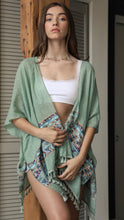 Load image into Gallery viewer, Blerina Embroidered Kimono 
