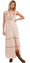 Load image into Gallery viewer, Bohemian Embroidered Maxi Dress
