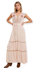 Load image into Gallery viewer, Bohemian Embroidered Maxi Dress
