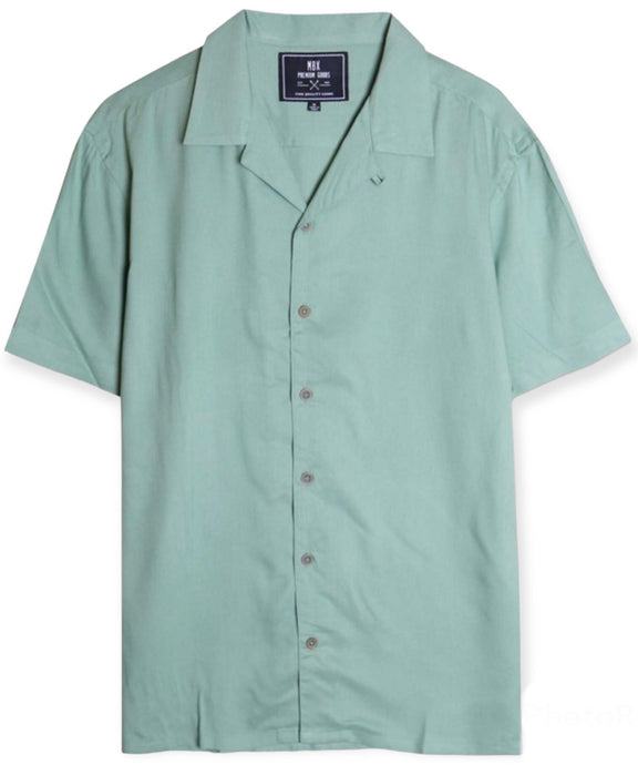 Cypress Monterey Button Down Shirt- Granite Green