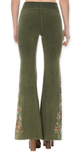 Load image into Gallery viewer, Harmony&#39;s Embroiderd  Flare Yogi Pants
