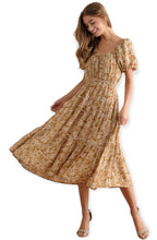 Load image into Gallery viewer, Leona Flora Puff Sleeve Maxi Dress
