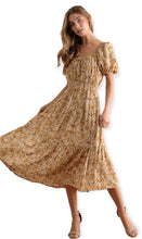 Load image into Gallery viewer, Leona Flora Puff Sleeve Maxi Dress
