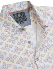 Load image into Gallery viewer, Snow White Geo Print Button Shirt
