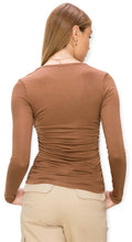 Load image into Gallery viewer, GiGI&#39;s Basic Long Sleeve Top- Tiramisu
