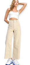 Load image into Gallery viewer, High-Waisted Sailor Straight  Corduroy Jeans
