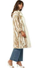 Load image into Gallery viewer, The Alexi Sherpa Coat Zebra Print Jacket
