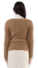 Load image into Gallery viewer, Audrey Tie Front Cozy Cardigan-Brown
