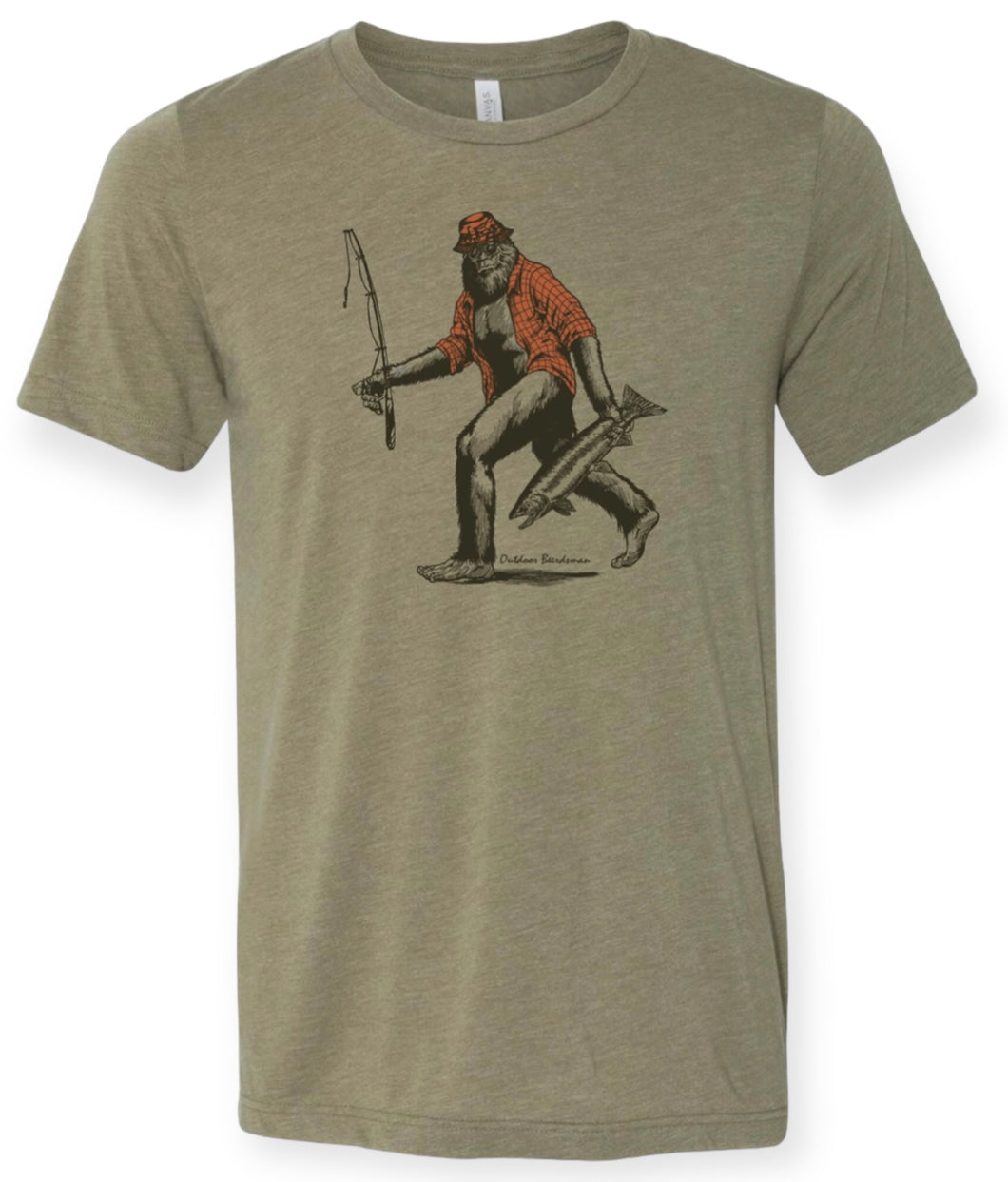 Sasquatch Fishing T-Shirt