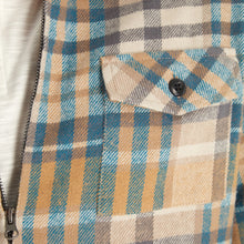 Load image into Gallery viewer, Aarons Plaid Zip Up Shacket
