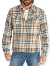 Load image into Gallery viewer, Aarons Plaid Zip Up Shacket
