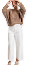 Load image into Gallery viewer, Lily&#39;s Loose Fit Knit Sweater Top- Mocha
