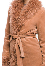 Load image into Gallery viewer, Cypress Corduroy Coat &amp; Fur Lining- Camel
