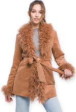 Load image into Gallery viewer, Cypress Corduroy Coat &amp; Fur Lining- Camel
