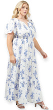 Load image into Gallery viewer, Lily White Maxi Dress- Plus Size
