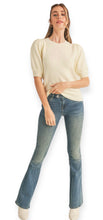 Load image into Gallery viewer, Marie Rosa Puff Sleeve Sweater Top- Ivory
