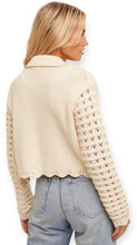 Load image into Gallery viewer, The Brooke White Button up Cardigan

