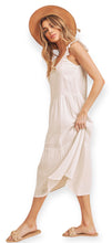 Load image into Gallery viewer, White Flowy Maxi Dress
