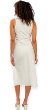 Load image into Gallery viewer, Lily White Sleeveless Eyelet Midi Dress
