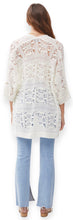 Load image into Gallery viewer, White Crochet Boho Cardigan
