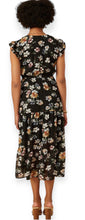 Load image into Gallery viewer, Summer Floral Black Dress
