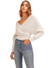 Load image into Gallery viewer, Festive White Sweater Top
