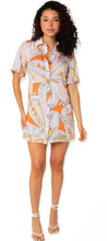 Load image into Gallery viewer, Jessamy&#39;s Groovy Button Down Mini Shirt Dress
