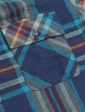 Load image into Gallery viewer, Moody Blue Flannel Shirt
