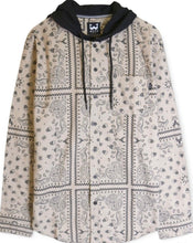 Load image into Gallery viewer, Paisley Print Hooded Shirt-  Sand

