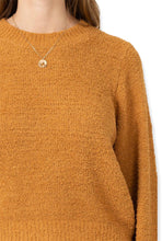 Load image into Gallery viewer, Coziest Cropped sweater- Brown Sugar
