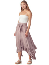 Load image into Gallery viewer, Scarlett’s Fluttery Flowy Maxi Skirt- Dusty Mauve
