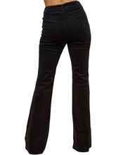 Load image into Gallery viewer, Black Corduroy Flare Pants
