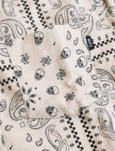 Load image into Gallery viewer, Paisley Print Hooded Shirt-  Sand
