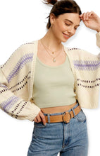 Load image into Gallery viewer, &quot;Aura&quot; Sweater Crop Cardigan
