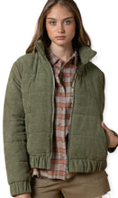 Load image into Gallery viewer, Olivia Corduroy Puffer Jacket
