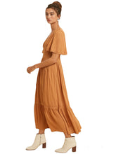 Load image into Gallery viewer, Elizabeth&#39;s Lacy Midi Dress- Tuscan Sun
