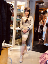 Load image into Gallery viewer, Oatmeal Melange Rib Cardigan
