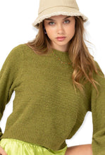 Load image into Gallery viewer, Coziest Cropped sweater- Olive
