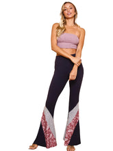 Load image into Gallery viewer, High Rise Paisley Flare Pants
